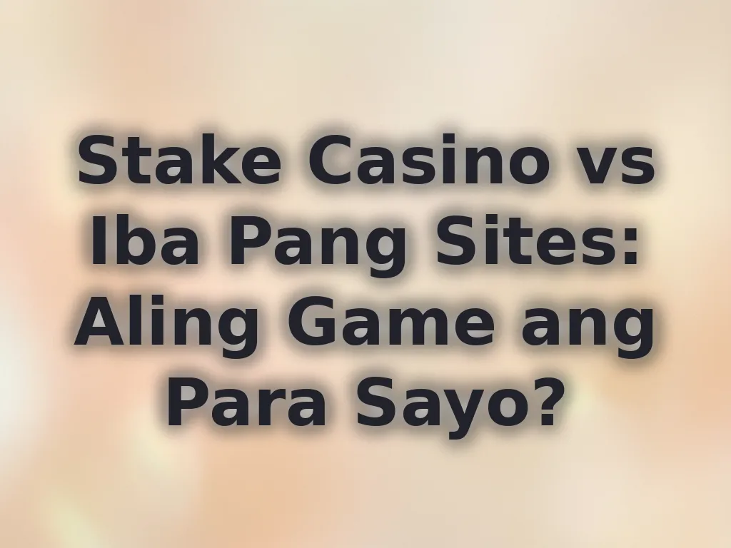 Stake Casino Game Guide