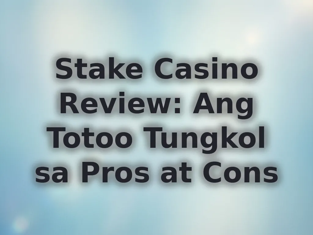 Stake Casino Review